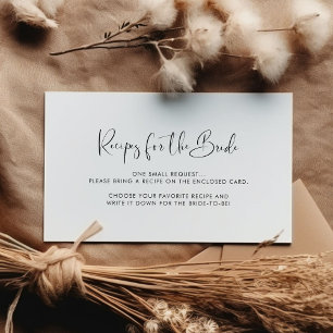 Cartão de solicitação de Receita preto e branco El