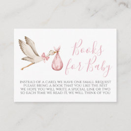 Cartão de Solicitação do Livro de Chás de fraldas