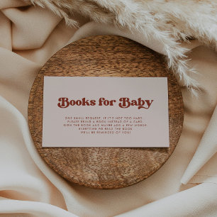 cartão de solicitação do livro do Chá de fraldas r