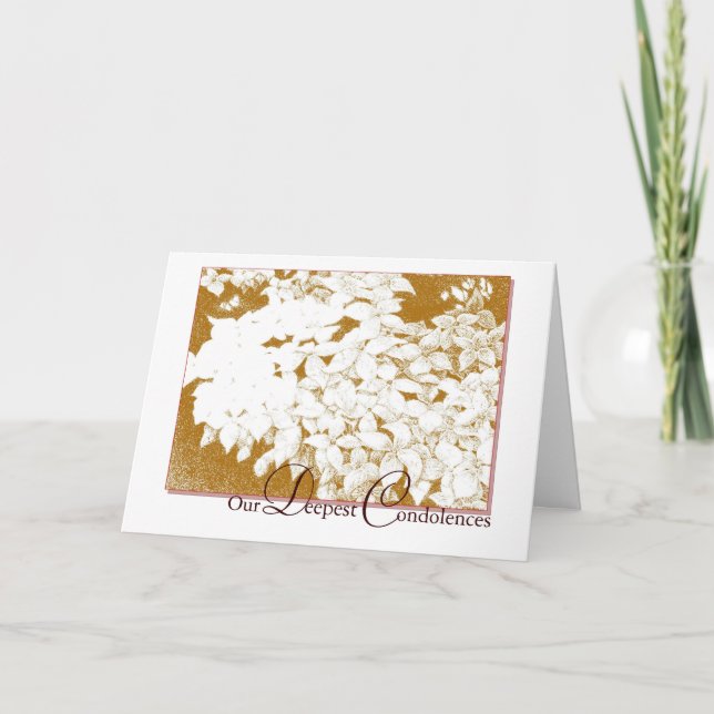 cartão de solidariedade para as mais profundas con (Frente)