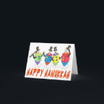 Cartão de sonho Feliz Hanukkah<br><div class="desc">Envie este CARTÃO HANUKKAH a todos os seus amigos e familiares,  com os selos correspondentes.</div>