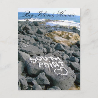 Cartão de Southpoint, ilha grande, Havaí