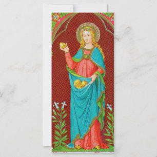 Cartão de Sta. Emerentiana de Roma (SAU 36)