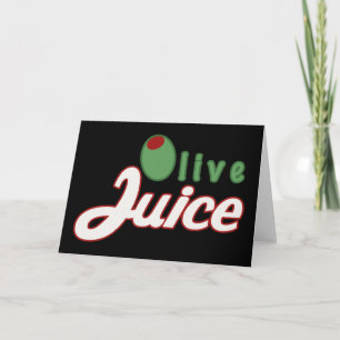 Cartão de Suco de Azeitona