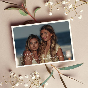 Cartão de sugestão de Bridesmaid manuscrito