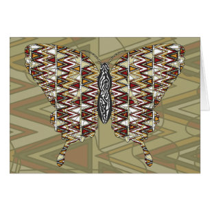 Cartão de Swallowtail do africano