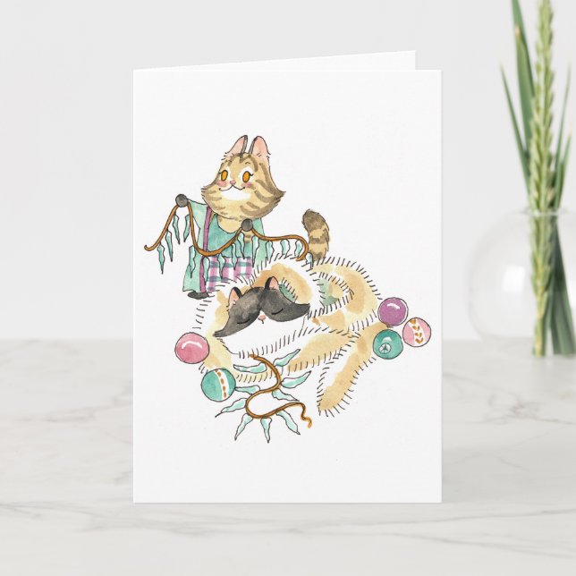 Cartão de Tabitha e de Figaro (Frente)