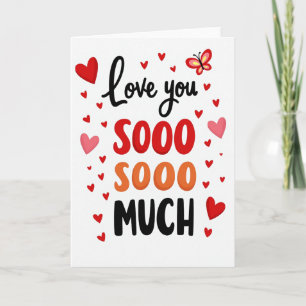 Cartão de Tanto Amor Para Você
