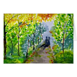 Cartão de tarde romântico por Rashmi