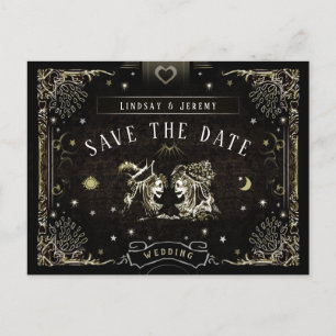 Cartão de Tarô do Dia das Bruxas Correspondente Sa