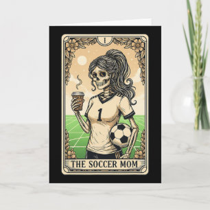 Cartão de Tarot da Mamãe de Futebol Vintage Hallow