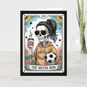 Cartão de Tarot de Esqueleto Engraçado de Hallowee