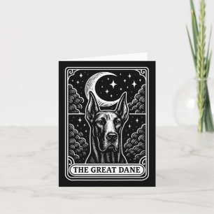 Cartão de Tarot de Mãe de Cachorro Great Dane Vint