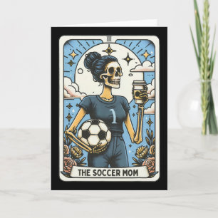Cartão de Tarot de Mãe de Futebol Americano Vintag