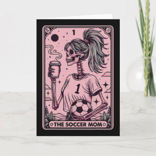 Cartão de Tarot de Mãe de Futebol Feminino, Mãe de