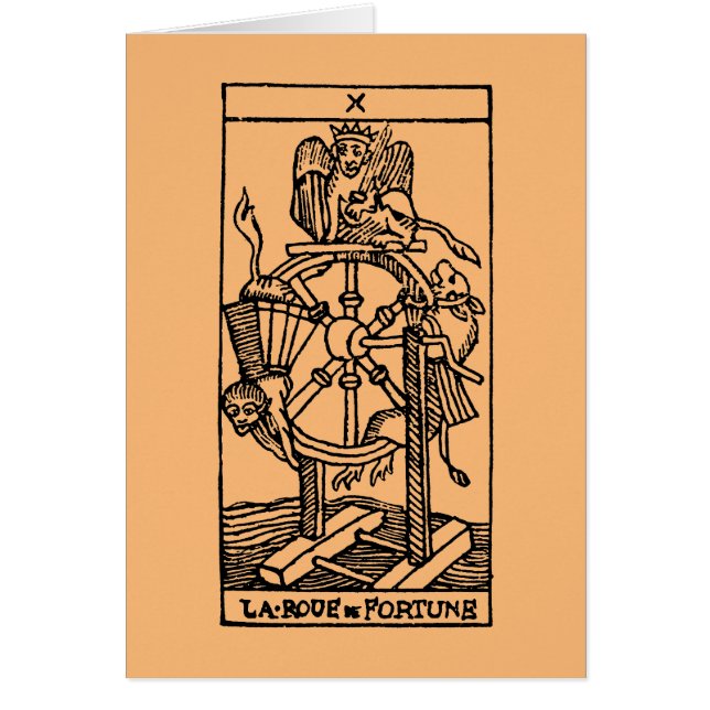 Cartão de Tarot: Fortuna (Frente)