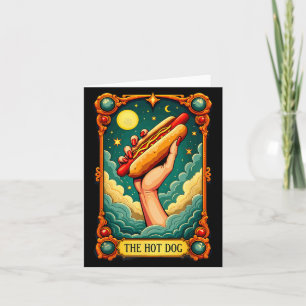 Cartão de Tarot Hotdog Halloween