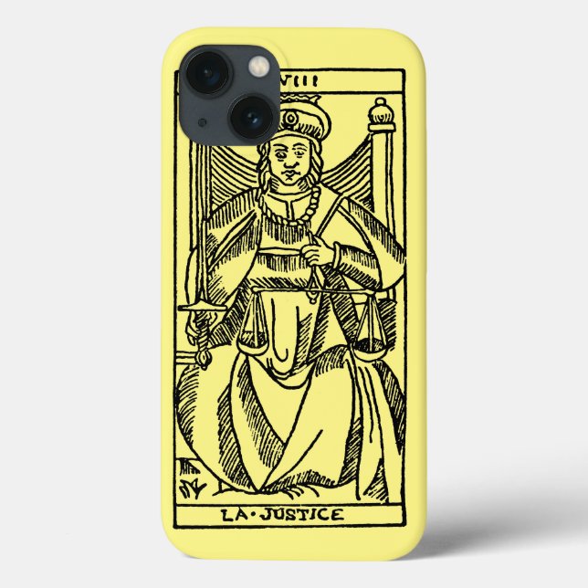 Cartão de Tarot: Justiça (Verso)