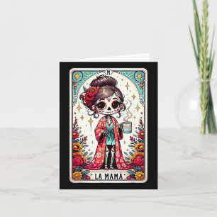Cartão de Tarot La Mamãe Piada de Mãe Mexicana em
