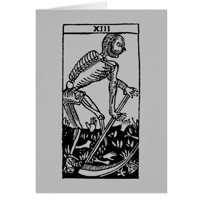 Cartão de Tarot: Morte (Frente)