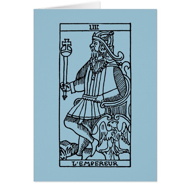 Cartão de Tarot: O imperador (Frente)