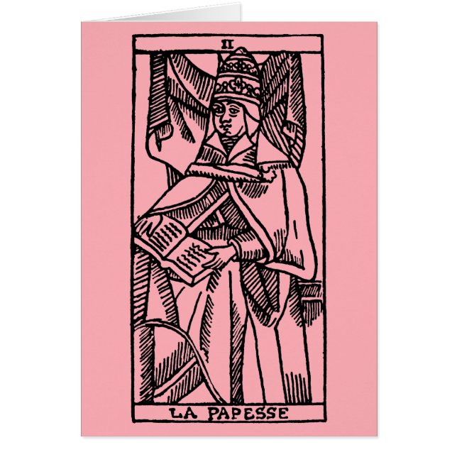 Cartão de Tarot: O Popess (Frente)