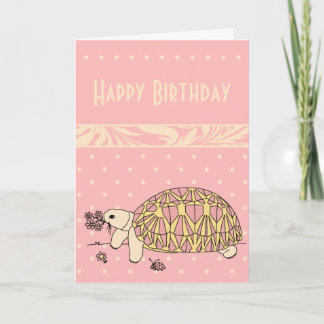 Cartão de tartaruga birmanês personalizável