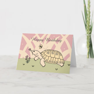 Cartão de tartaruga russo personalizável