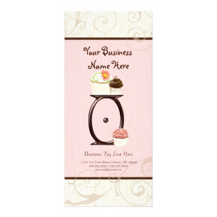 Cartão de Taxa de Negócio - Letra O Monograma - So