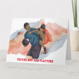 CARTÃO DE TEMPO DE JOGO DO PAI E DO FILHO