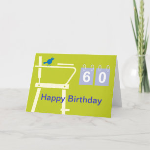 Cartão de tênis bonitinho para o aniversário