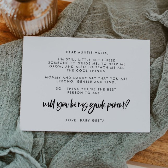 Cartão de texto de proposta pai do Guia Moderno el (Criador carregado)