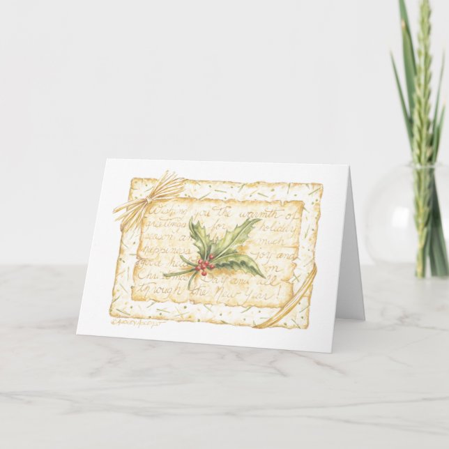 Cartão De Titular De Dinheiro Com Presente De Nata (Frente)