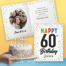 De Todos Nós 60º Aniversário Nome Personalizado