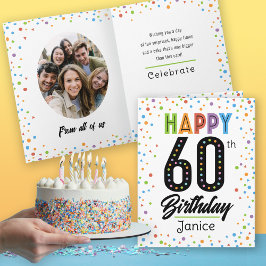 Cartão De Todos Nós 60º Aniversário Nome Personalizado