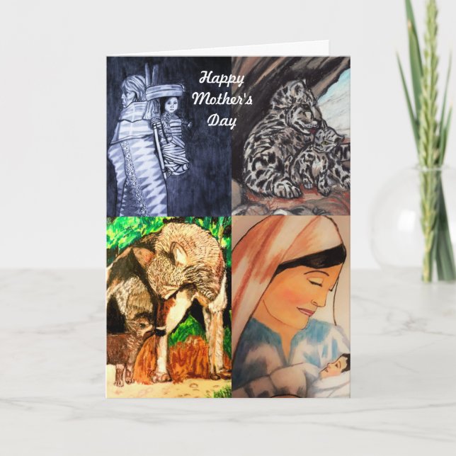 cartão DE TODOS OS TIPOS DE MÃE (Frente)