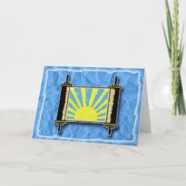 Cartão de Torah do nascer do sol