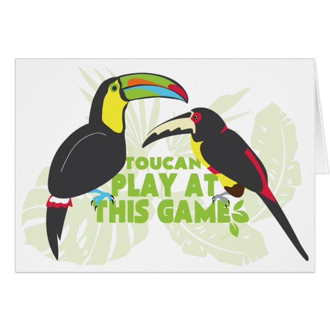 Cartão de Toucan (Frente Horizontal)