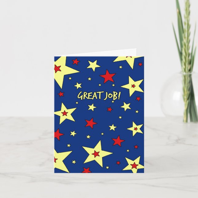 Cartão de Trabalho de Excelente de Apreciação do F (Frente)