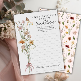 Cartão de Tradição da Família de Chás de fraldas d