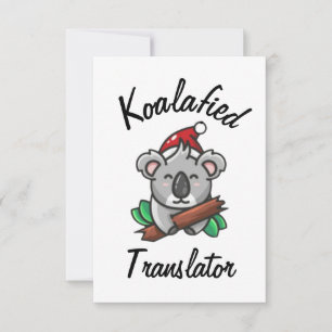 Cartão de Tradutor Koalafied