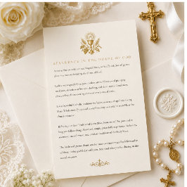 Cartão de Traje para Convidados de Casamento Catól