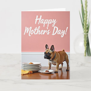 Cartão de Tratamento do Dia das Mães de Cachorro F