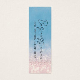 Cartão de travamento de preço minimalista