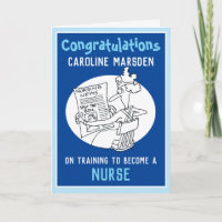 Cartão de Treinamento de Enfermagem Concluído