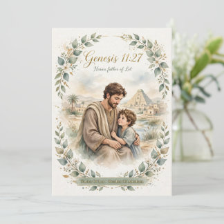 Cartão de Troca de Arte de Harã 5x7 - Gênesis 11:2