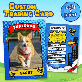 Cartão de Troca de Quadrinhos do Superdog, Cartões
