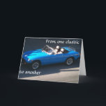 CARTÃO DE UM CLÁSSICO PARA OUTRO<br><div class="desc">Conhece um "clássico" ou alguém que os ama? Então envie este cartão legal para o aniversário deles hoje :)</div>