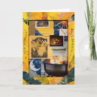 Cartão De um dia de Médio-Verão de Tam Kozman "o sonho "