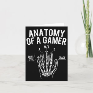 Cartão De um jogador - Amante de jogos eletrônicos de vid